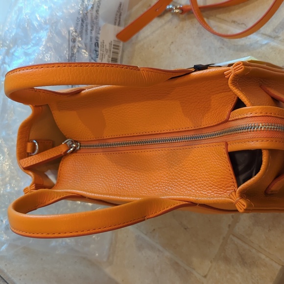 EUC The Tote Bag Marc Jacobs Scorched Orange Leather Small - Picture 6 of 16